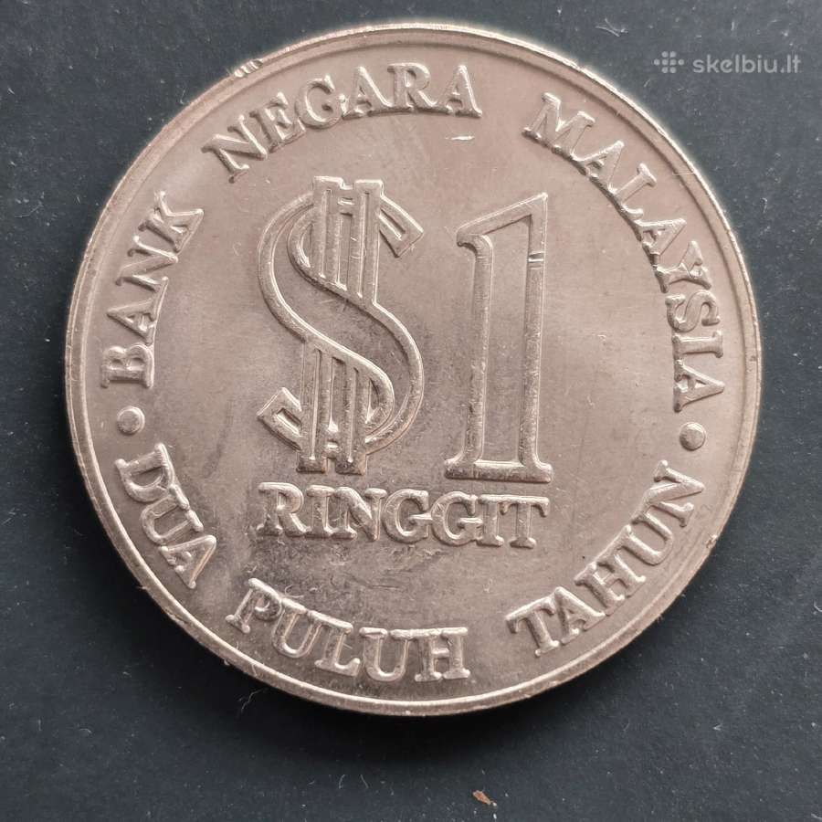 Malaizija 1979 1 ringgit 20m Malaizijos bankui - nuotraukos Nr. 2