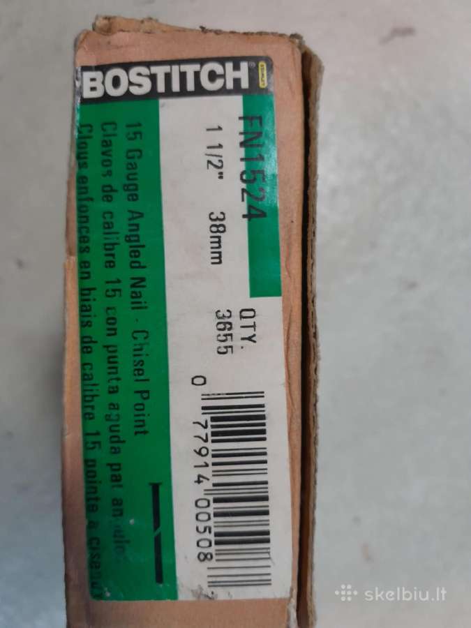 Vinys Bostitch; 1,8x50 mm; 25; 3655 vnt - nuotraukos Nr. 4