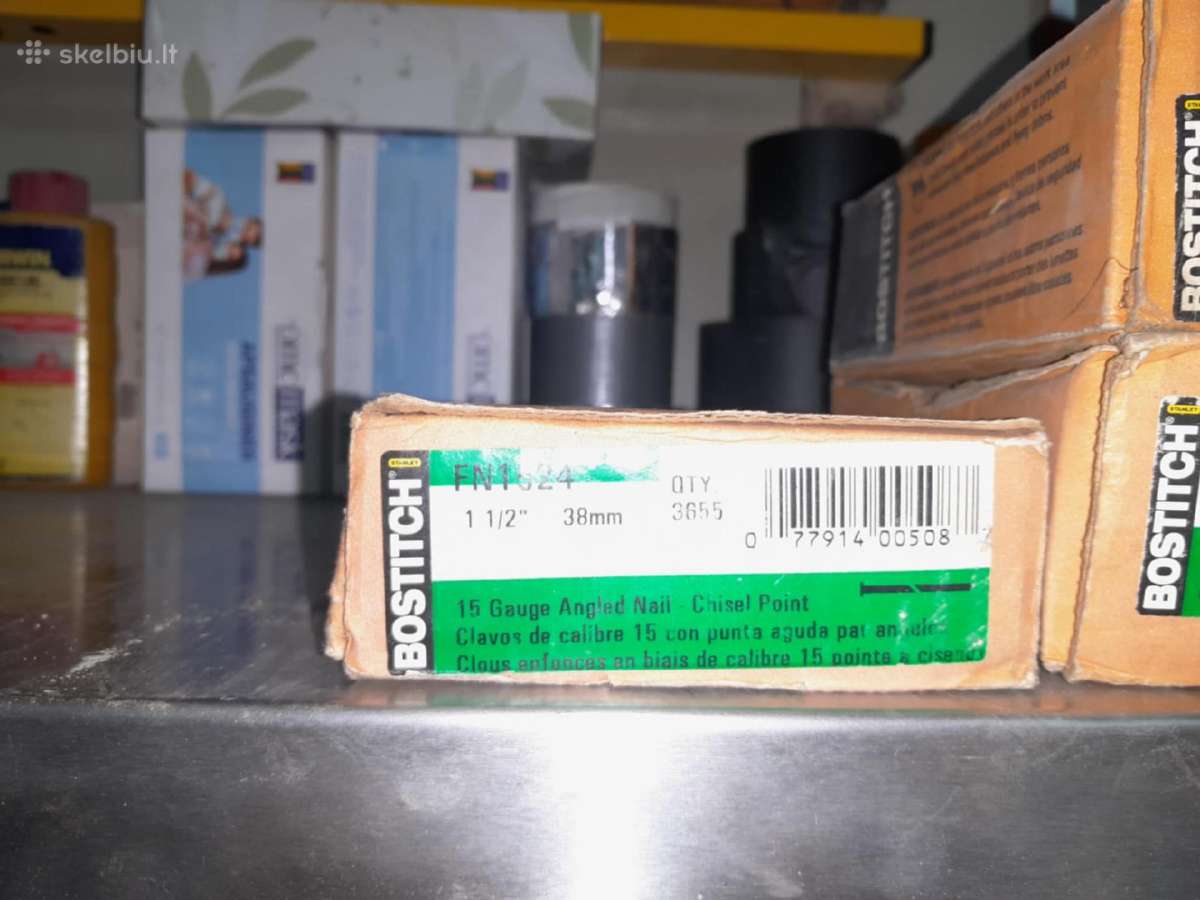 Vinys Bostitch; 1,8x50 mm; 25; 3655 vnt - nuotraukos Nr. 8
