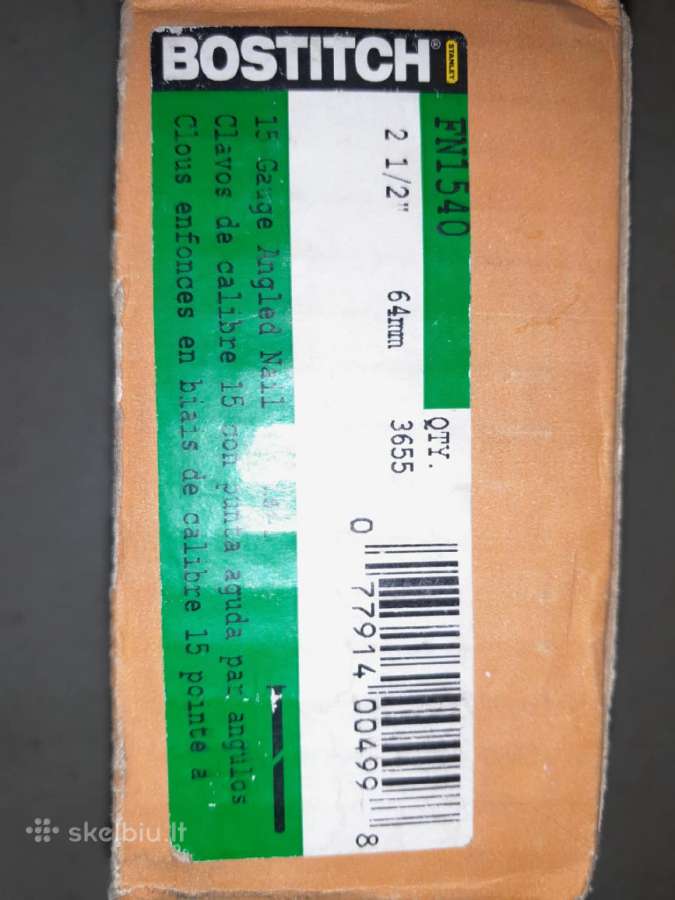 Vinys Bostitch; 1,8x50 mm; 25; 3655 vnt - nuotraukos Nr. 9