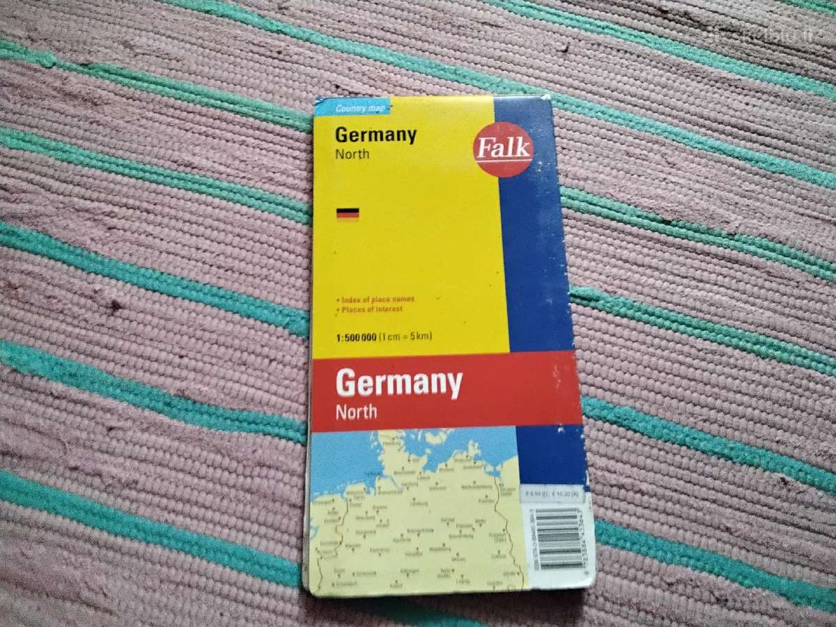 Vokietija Žemėlapis Germany North