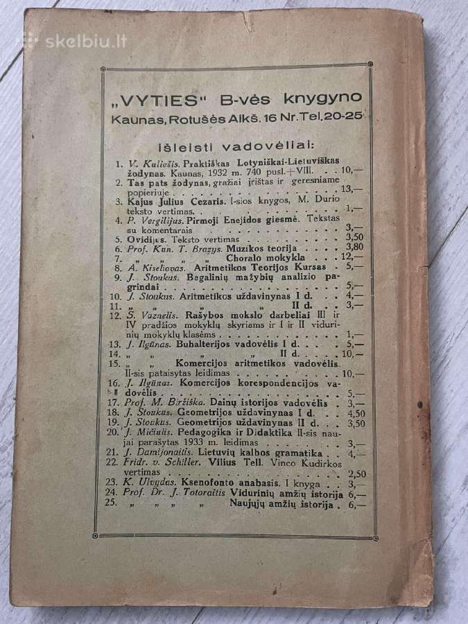 J. Mičiulis Pedagogika ir didaktika 1933 - nuotraukos Nr. 2
