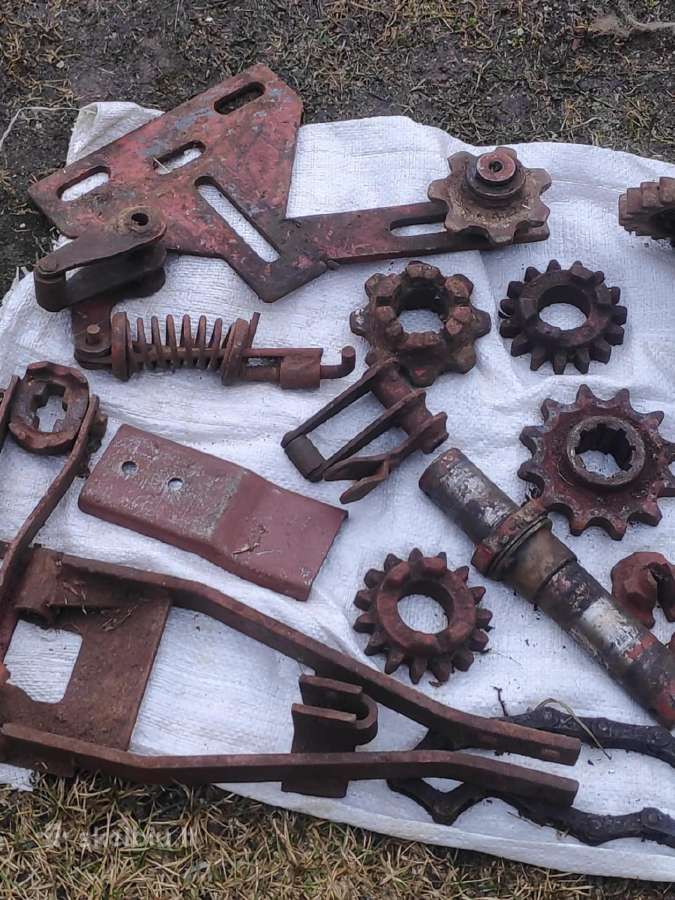 Rusiškos grūdų sėjamosios Sz-3,6 dalys - nuotraukos Nr. 3