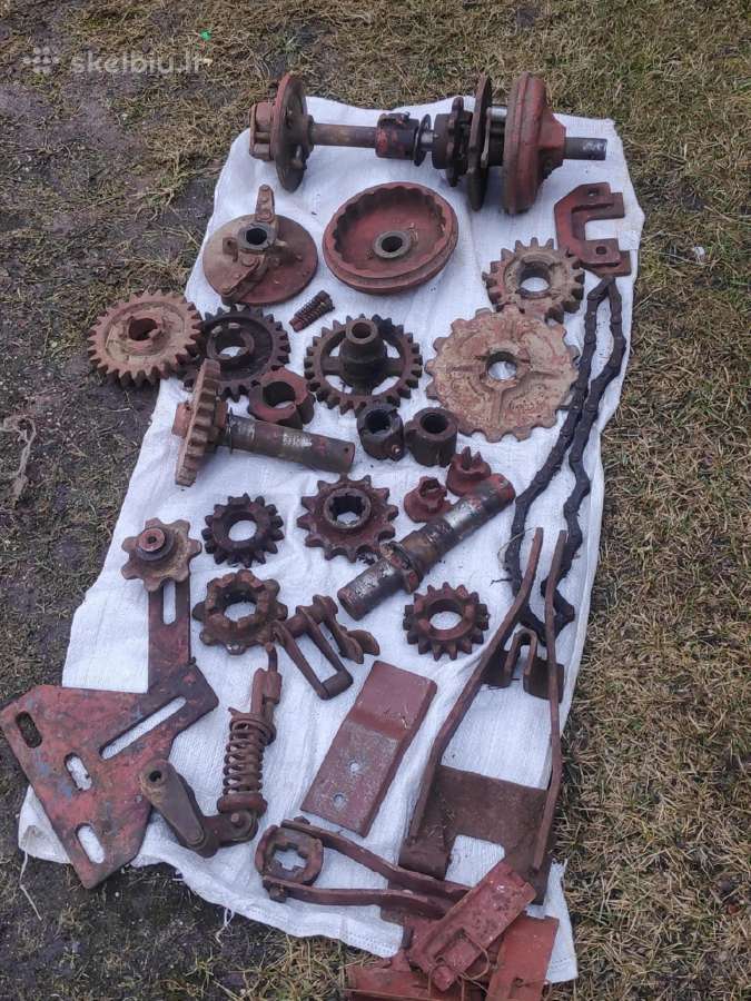 Rusiškos grūdų sėjamosios Sz-3,6 dalys - nuotraukos Nr. 4