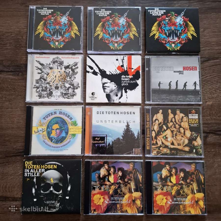 Die Toten Hosen - rock CD albumų kolekcija