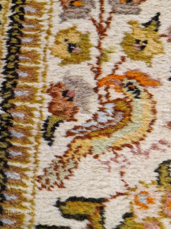 Vintažinis rytietiškas vilnos kilimas - nuotraukos Nr. 23