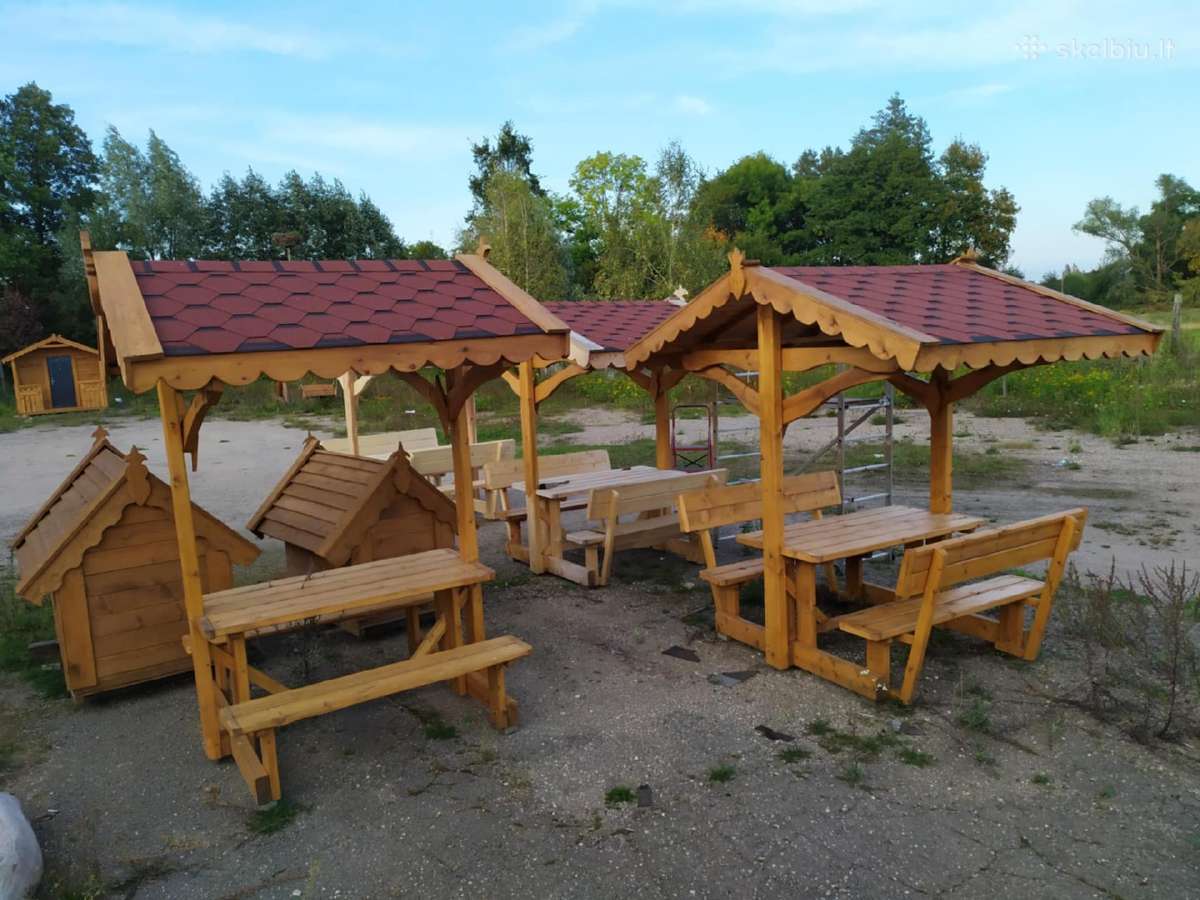 Medienos- Sodo- Lauko-gaminiai - nuotraukos Nr. 15