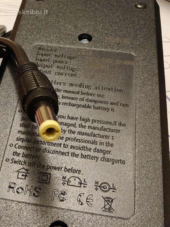 Elektrinio dviracio pakrovejas 54.6v - nuotraukos Nr. 3