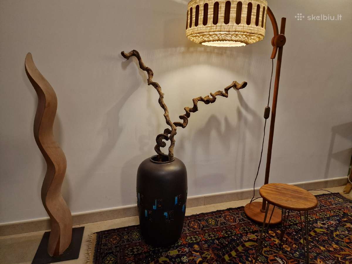 Vintažinė mid century keramikinė interjerinė vaza - nuotraukos Nr. 17