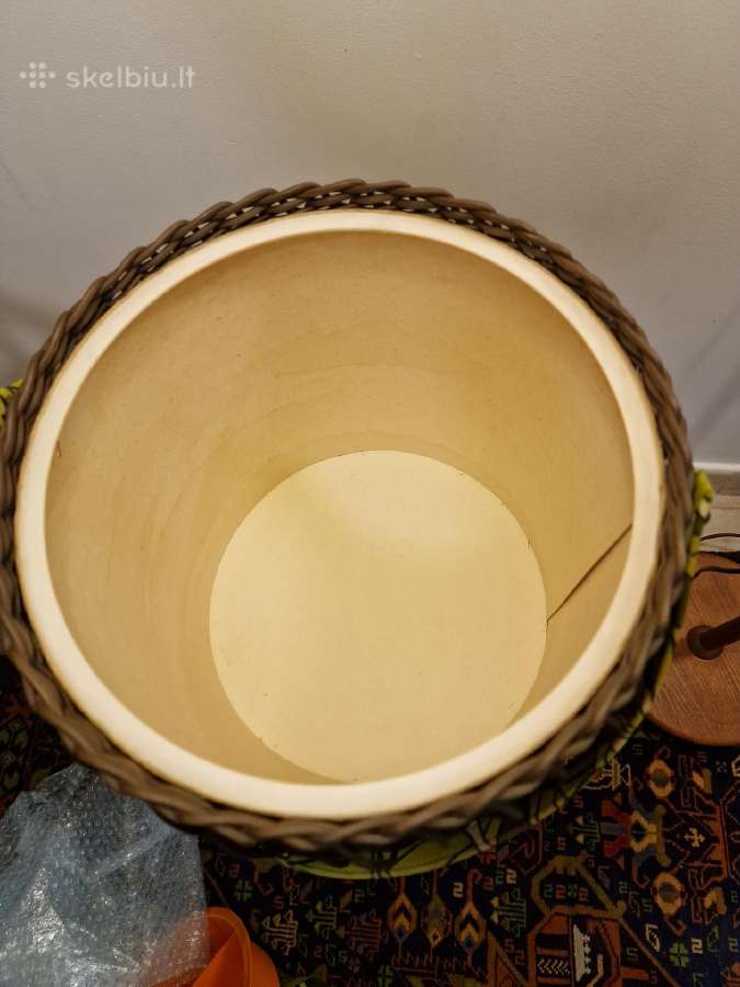Vintažinė mid century rankdarbių dėžutė/bačkutė - nuotraukos Nr. 7