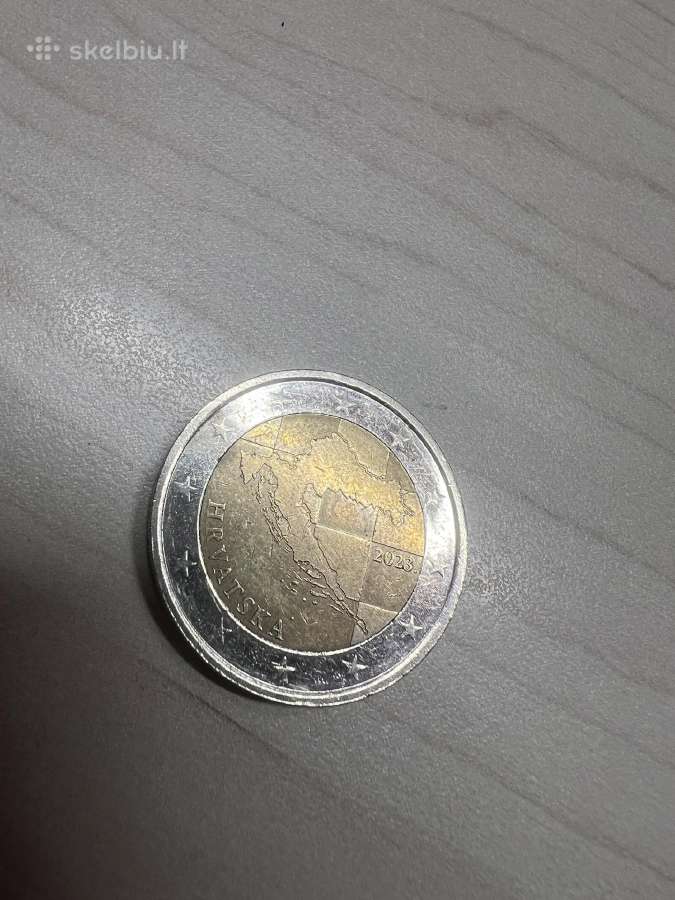 Kroatijos 2 eur proginė moneta