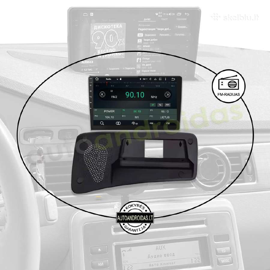 Volvo S80 V70 XC70 2006-11 Android multimedia GPS - nuotraukos Nr. 4