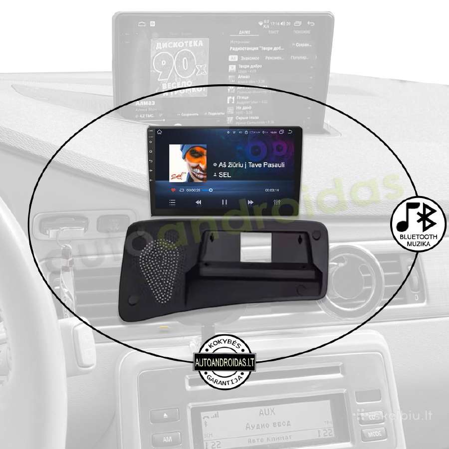 Volvo S80 V70 XC70 2006-11 Android multimedia GPS - nuotraukos Nr. 6