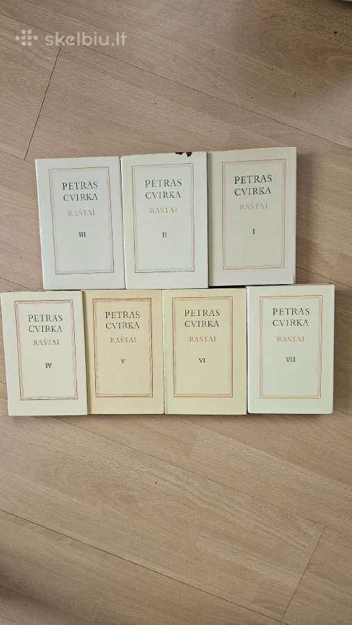 Knygos P.cvirkos raštai.
