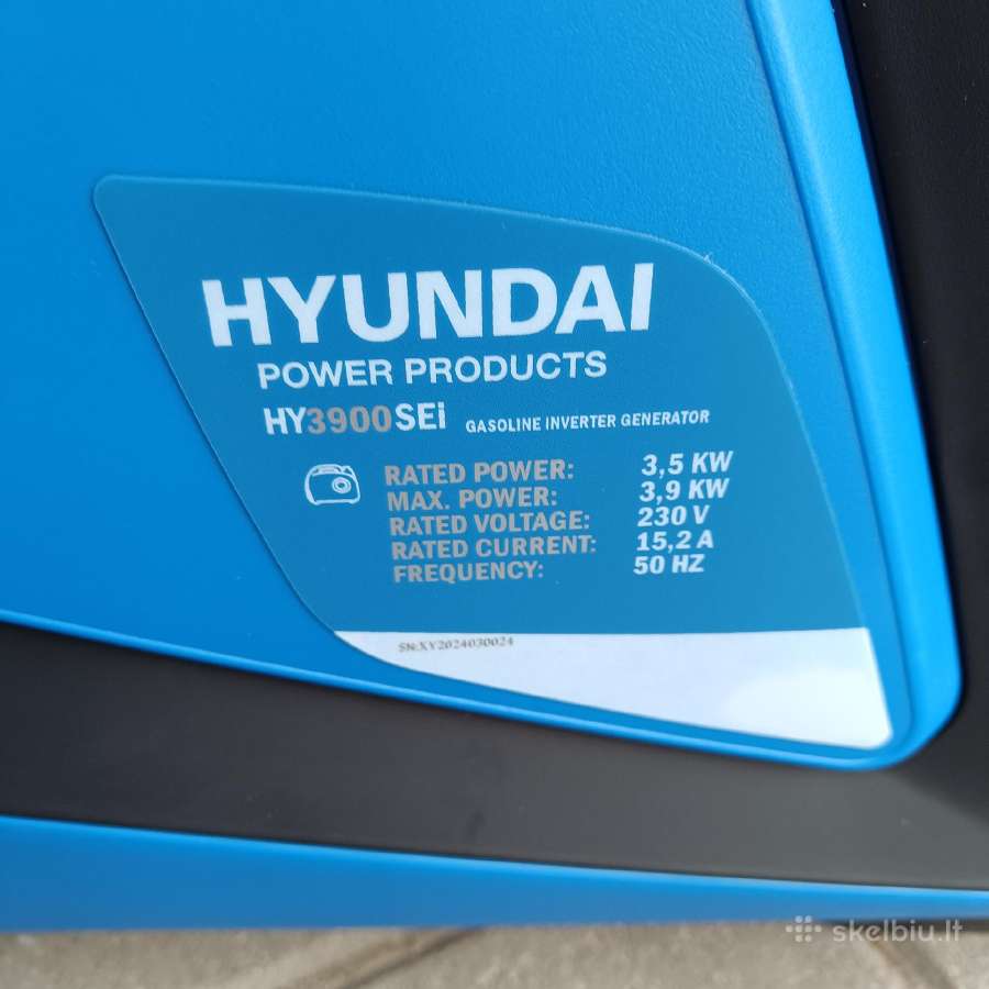 Hyundai Inventoriniai generatoriai - nuotraukos Nr. 5