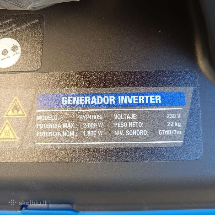 Hyundai Inventoriniai generatoriai - nuotraukos Nr. 11