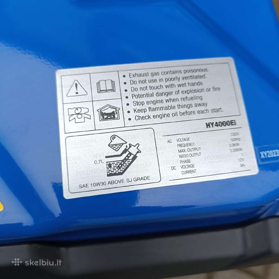 Hyundai generatoriai - nuotraukos Nr. 12