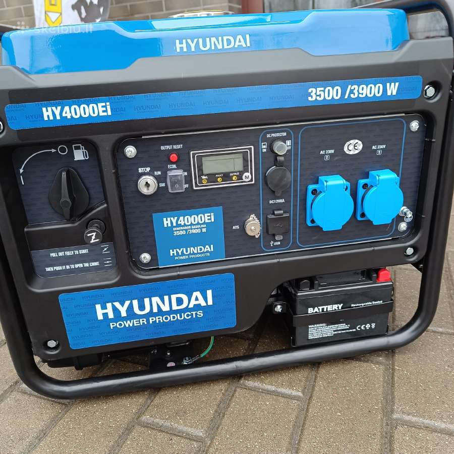 Hyundai Inventoriniai generatoriai - nuotraukos Nr. 16