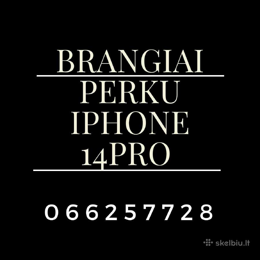 Nupirksiu iPhone 14 pro. Domina visi iPhone