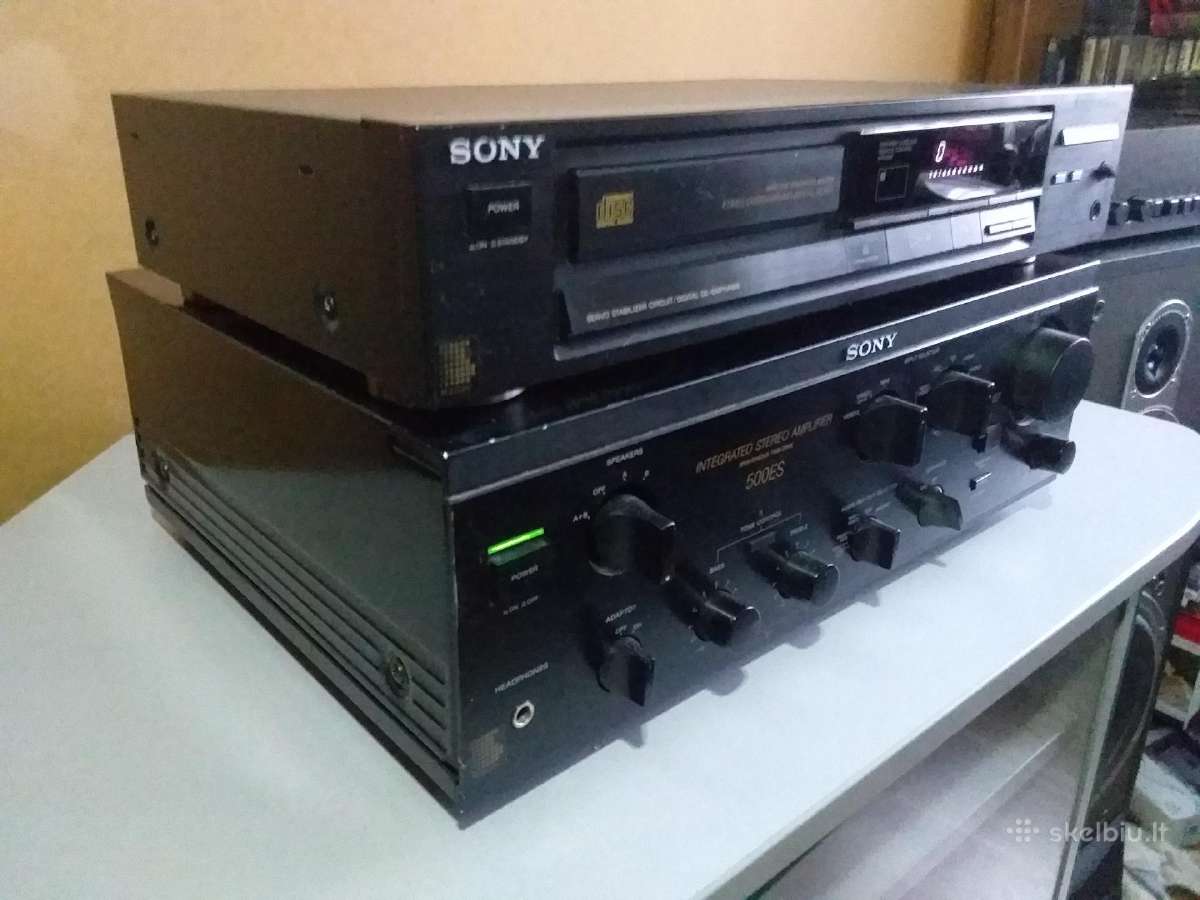 Sony Ta-f500 Es + Cdp-470 - nuotraukos Nr. 2