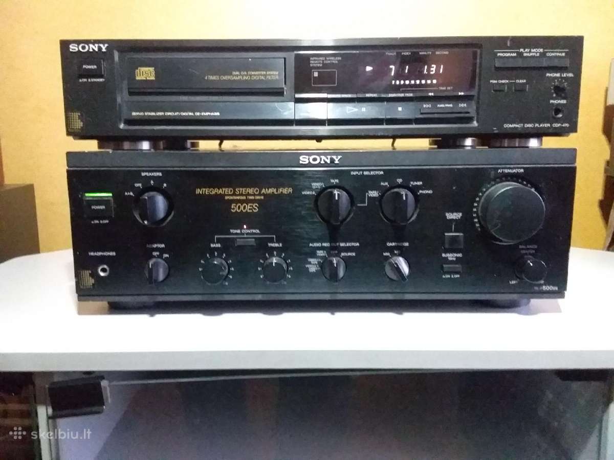 Sony Ta-f500 Es + Cdp-470