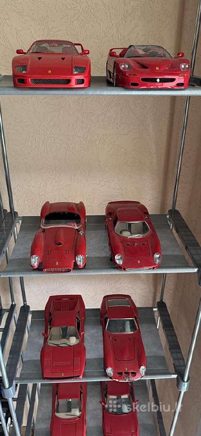 Dodge+ferrari kolekcija 1/18 mastelio