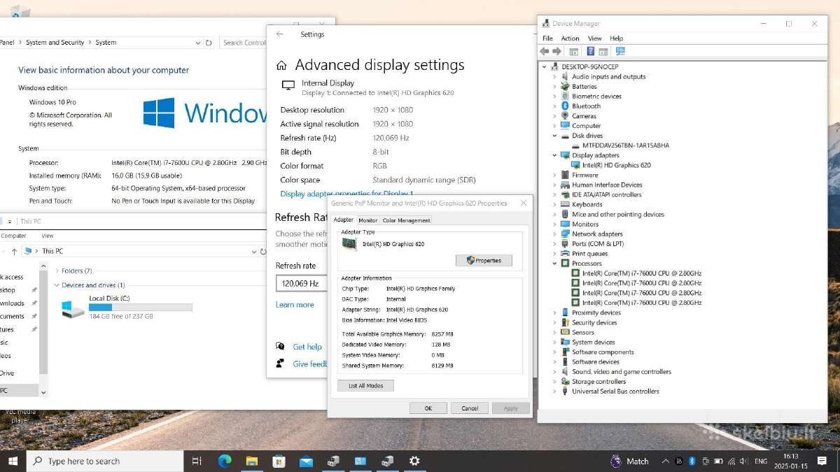 Hp elitebook 1040 G4 Fhd 120hz i7 16gb 4G modemas - nuotraukos Nr. 10