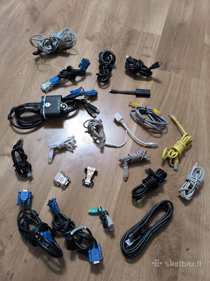 Laidai / adapteriai kompiuteriui, įrangai