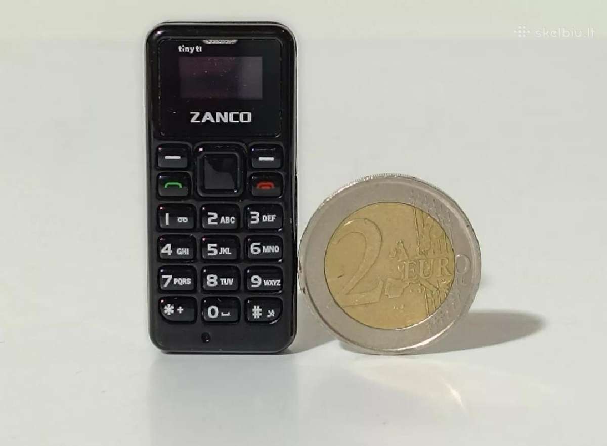 Zanco tiny1 labai mažas telefonas (naujas)