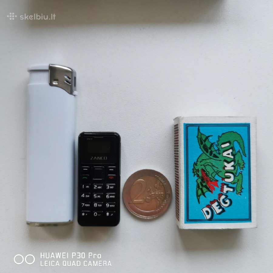 Zanco tiny1 labai mažas telefonas (naujas) - nuotraukos Nr. 3