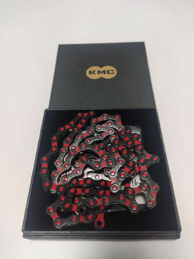 Kmc Dlc12 grandinė/12 pavarų/black-red - nuotraukos Nr. 3