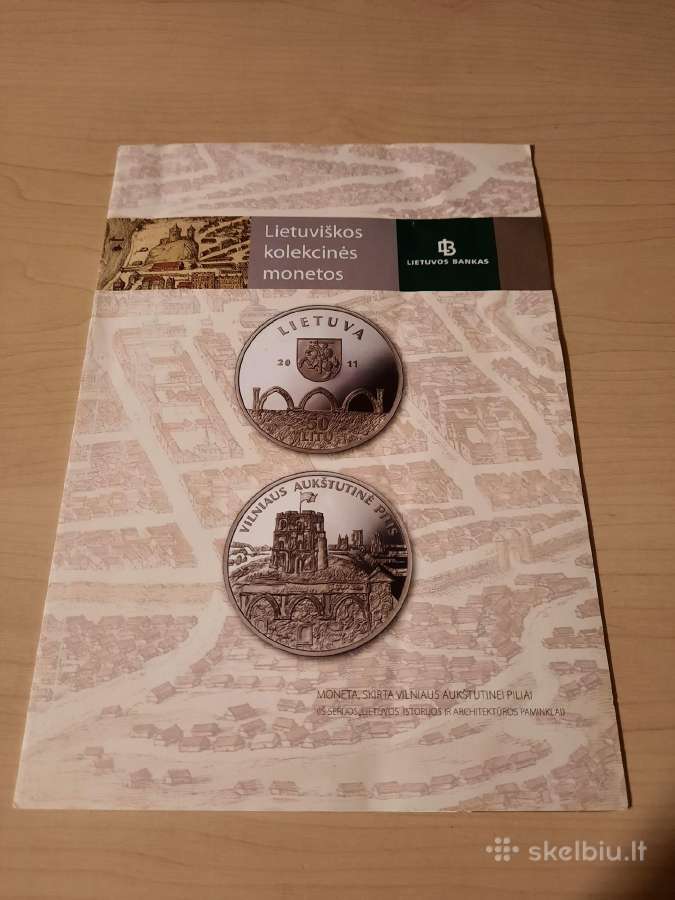 Lietuvos proginių monetų lankstinukai - Lb - nuotraukos Nr. 2
