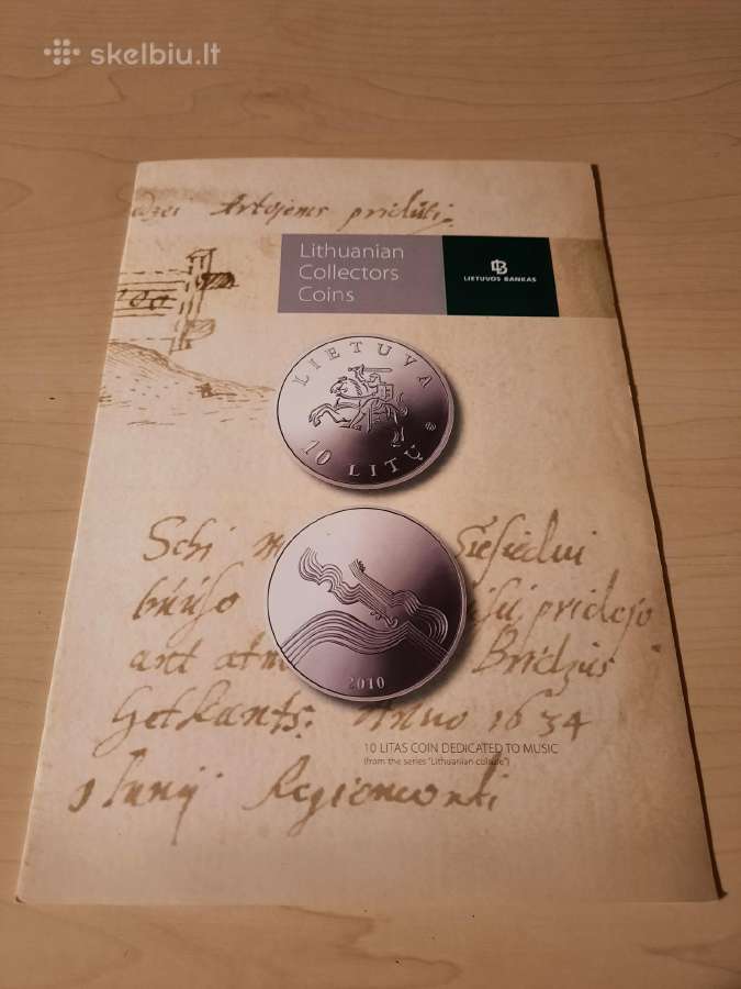 Lietuvos proginių monetų lankstinukai - Lb - nuotraukos Nr. 15