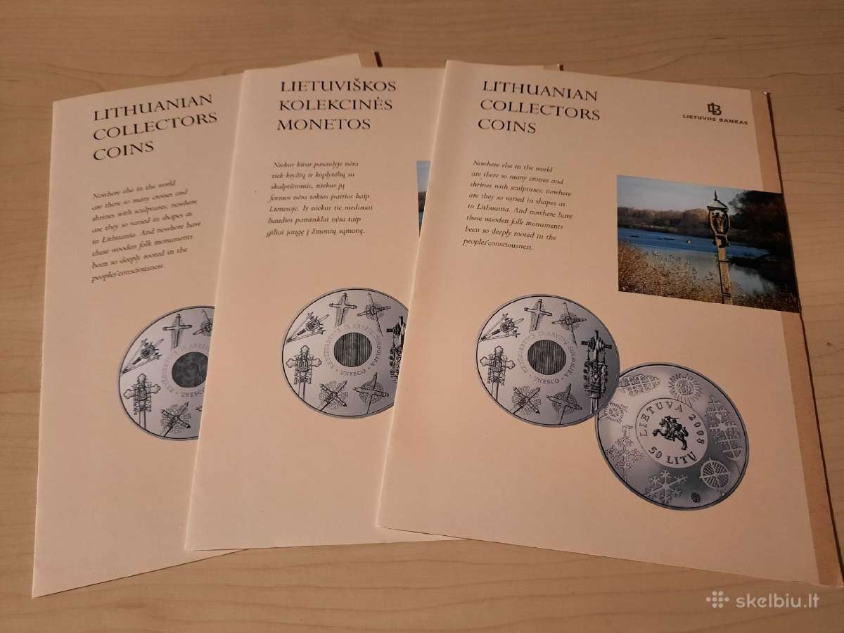 Lietuvos proginių monetų lankstinukai - Lb - nuotraukos Nr. 18