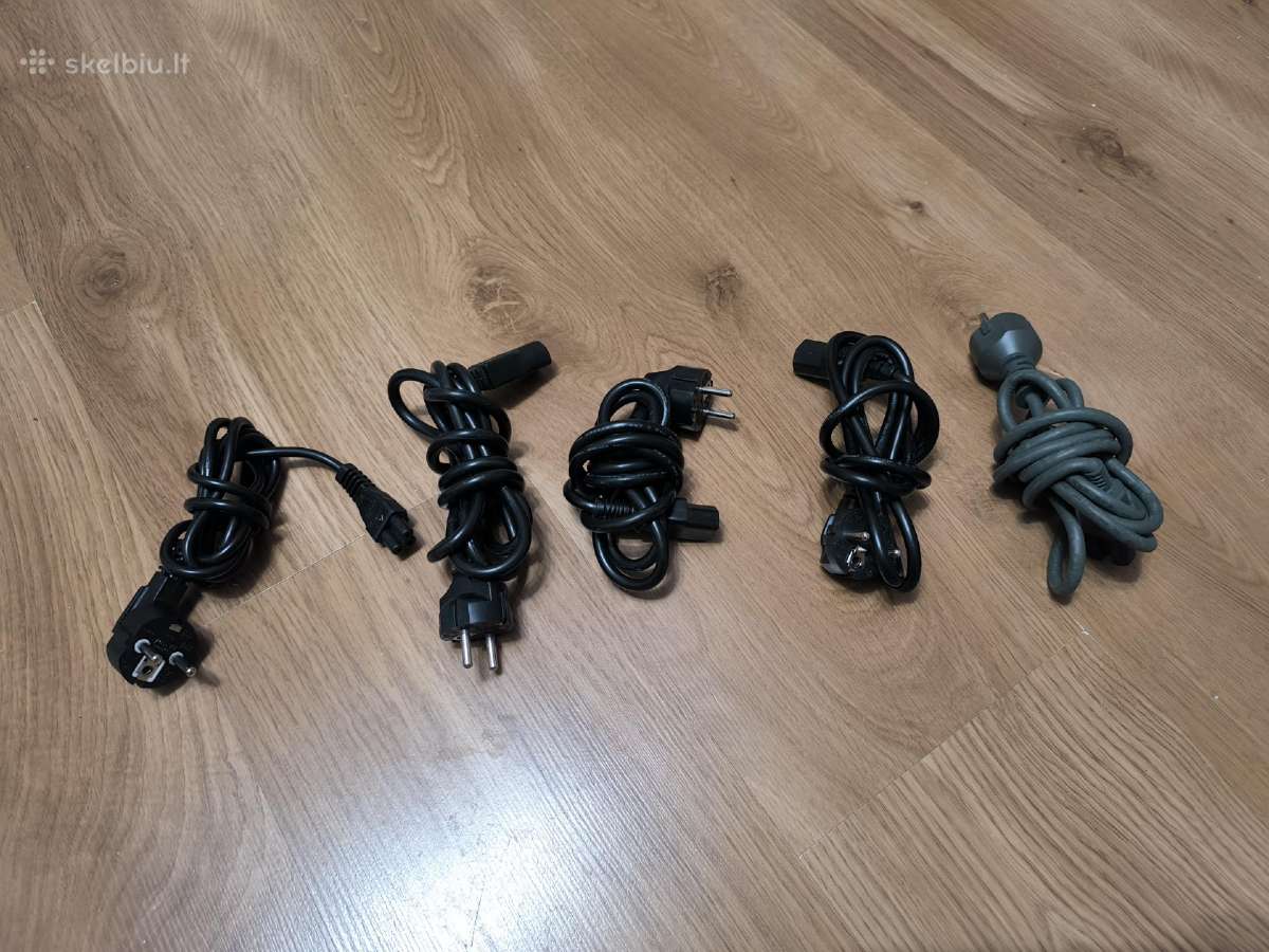 Laidai 3pin 220v (230v) į rozetę
