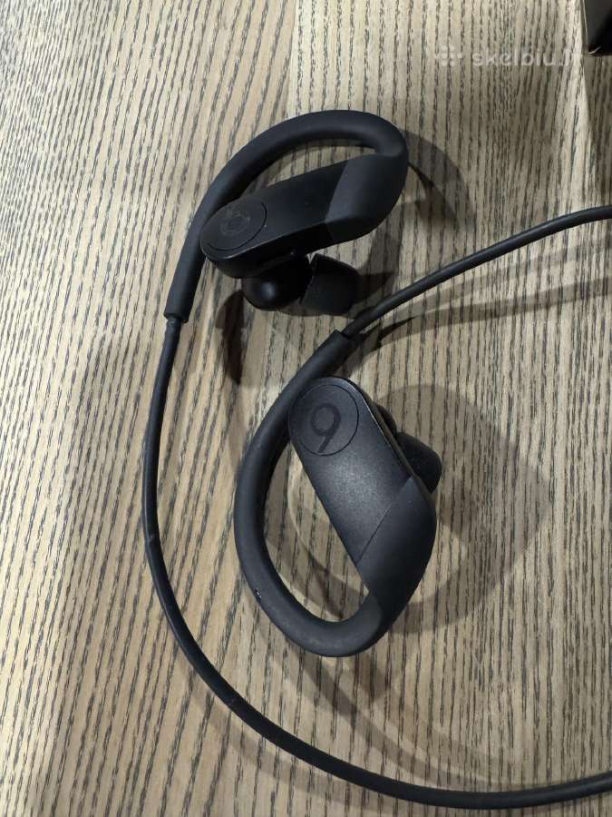 Beats Powerbeats Ausines Juodos - nuotraukos Nr. 4