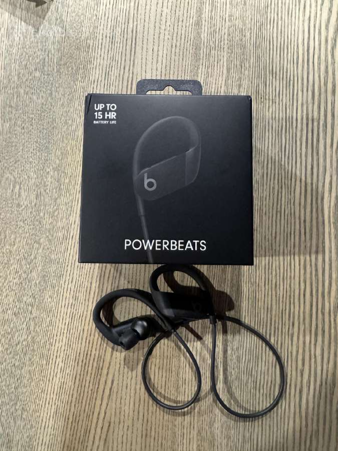 Beats Powerbeats Ausines Juodos