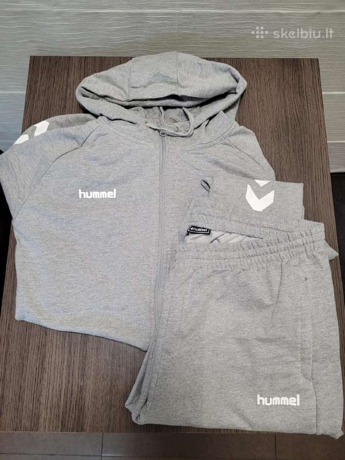 Naujas vyriškas pilkas XXL Hummel treningas