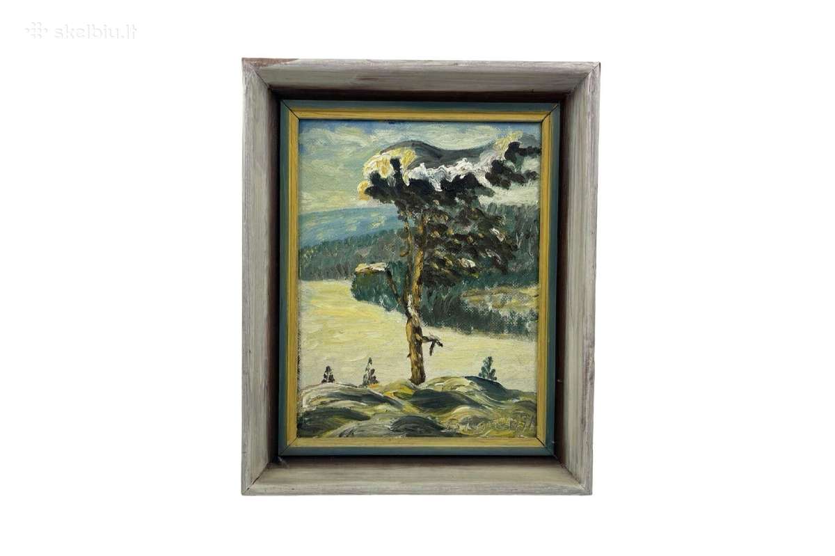 Kartonas ,aliejus. 34.8x42,7 cm. 25x33 см kaina 25