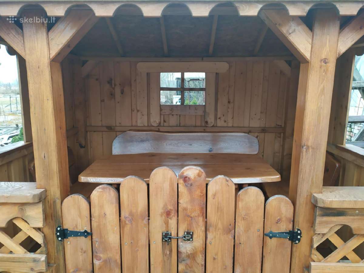 Pavėsinės Ir Kiti Medienos Gaminiai - nuotraukos Nr. 25