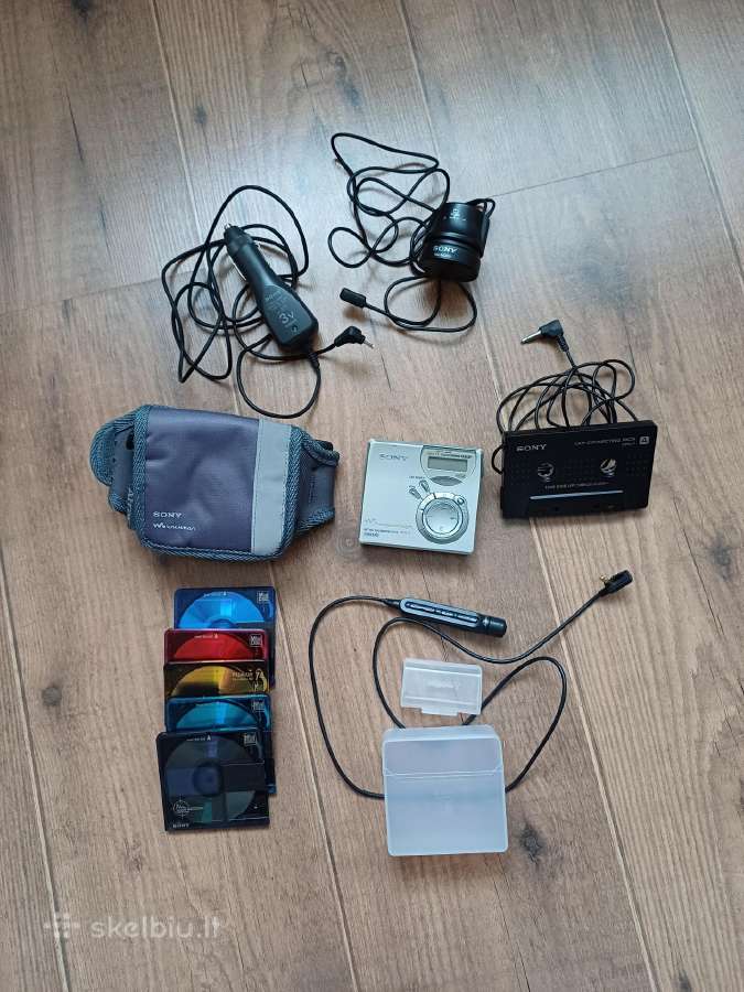 Sony minidisc grotuvas