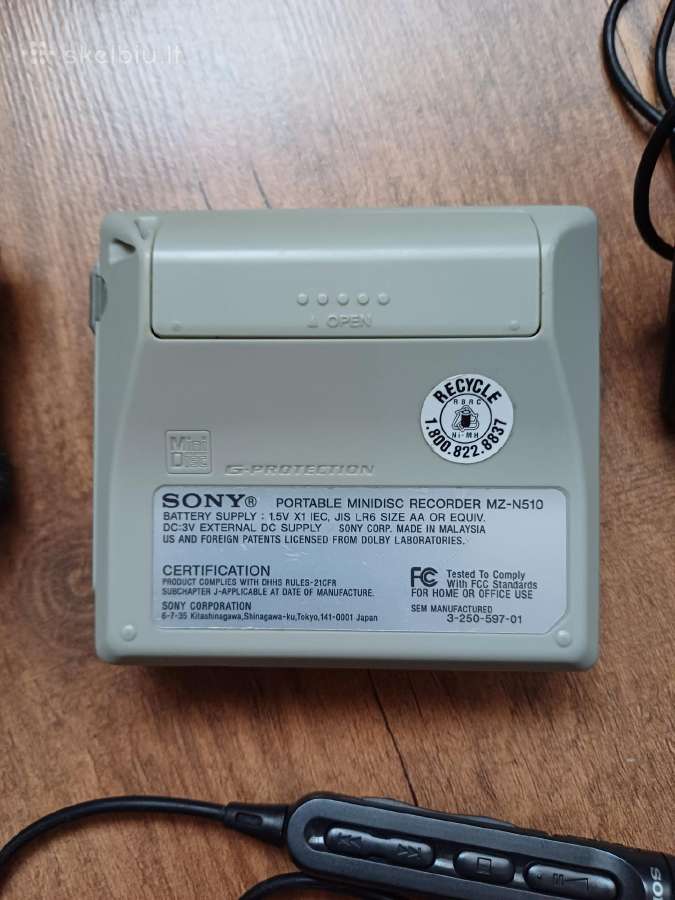 Sony minidisc grotuvas - nuotraukos Nr. 3
