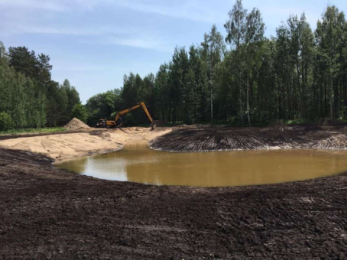 Nuotekų valymo įrenginiai, tvenkinių kasimas - nuotraukos Nr. 9