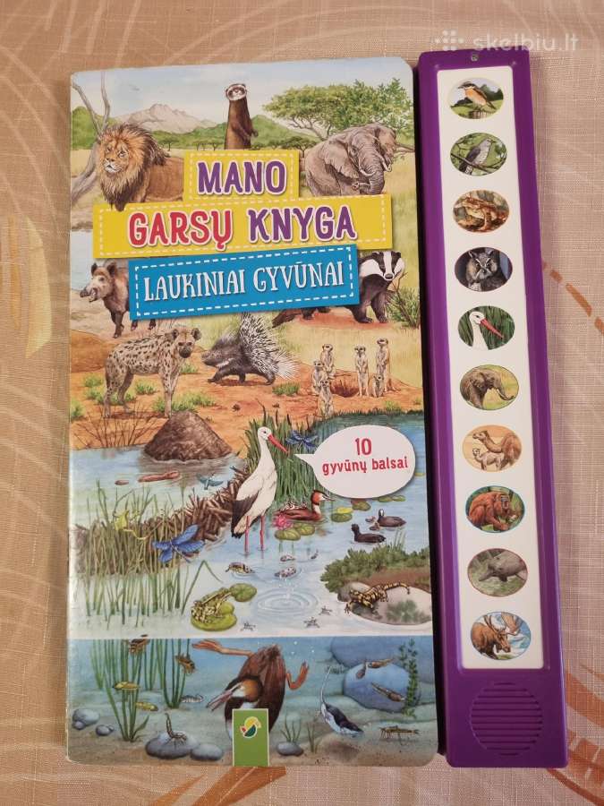 Mano garsų knyga : laukiniai gyvūnai