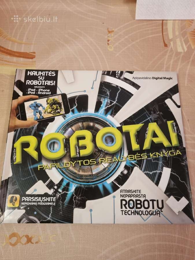 Robotai papildytos realybės knyga