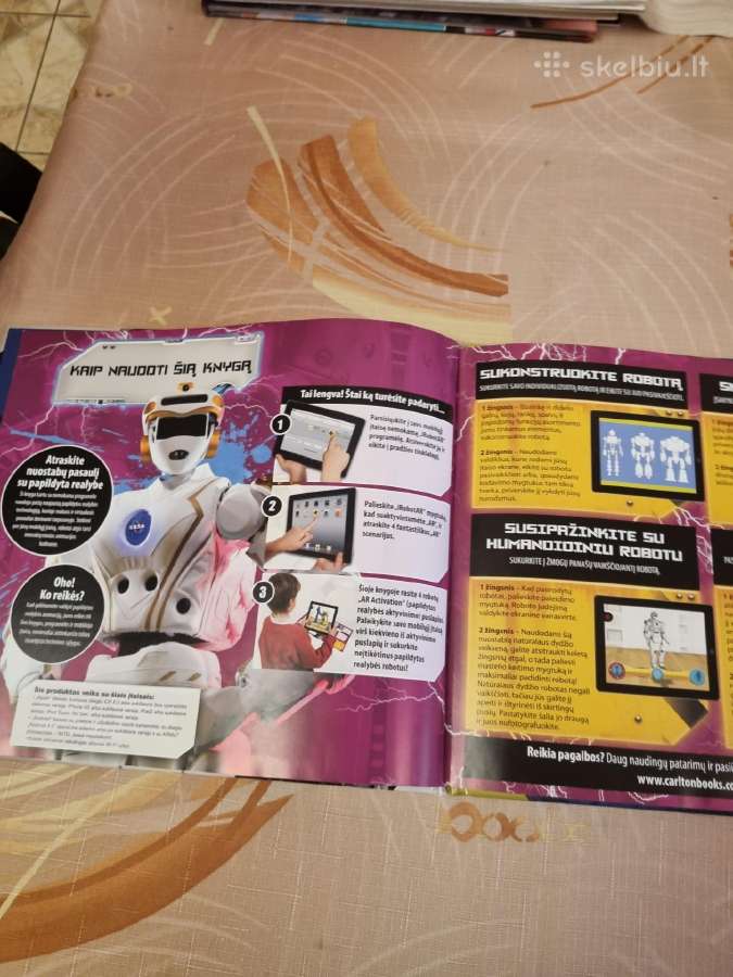 Robotai papildytos realybės knyga - nuotraukos Nr. 3