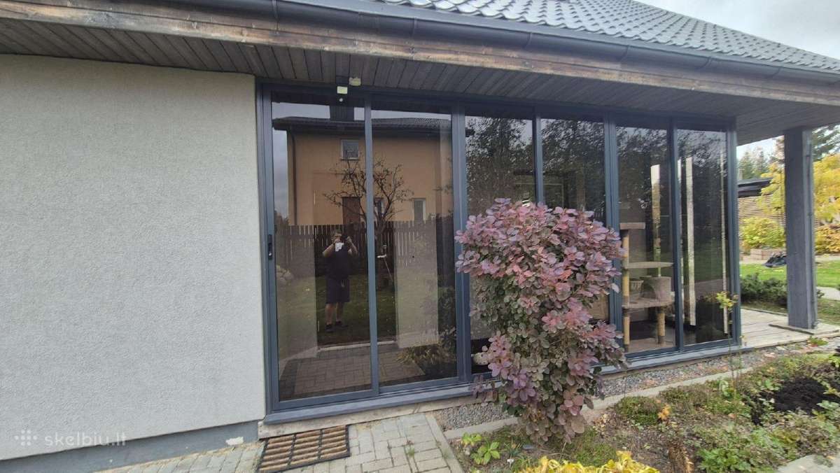Terasų, balkonų, lodžijų stiklinimas, langai durys - nuotraukos Nr. 8