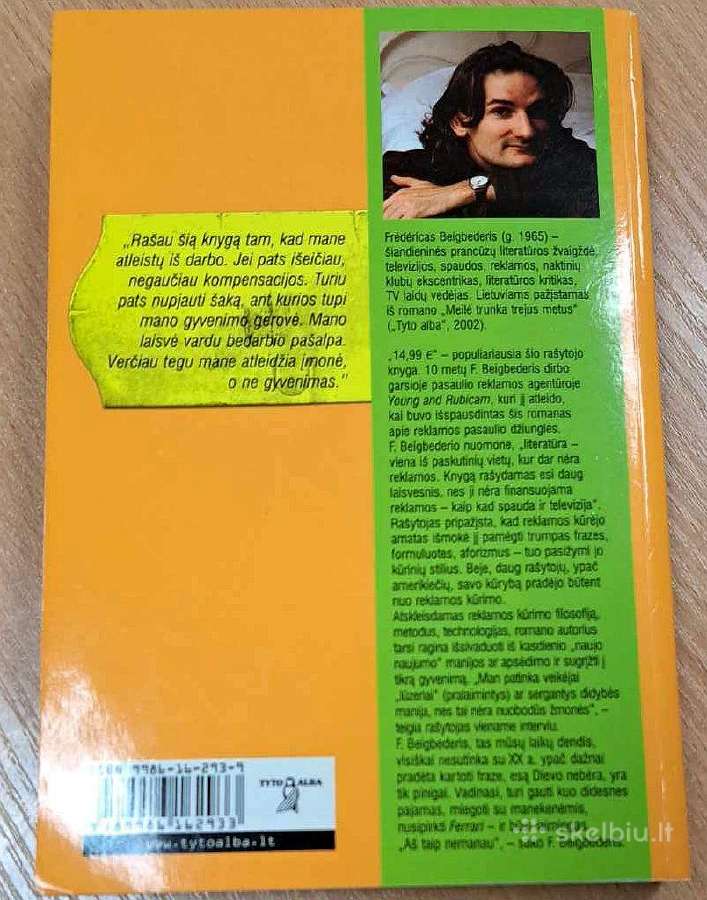 14.99 €. Frederic Beigbeder - nuotraukos Nr. 2