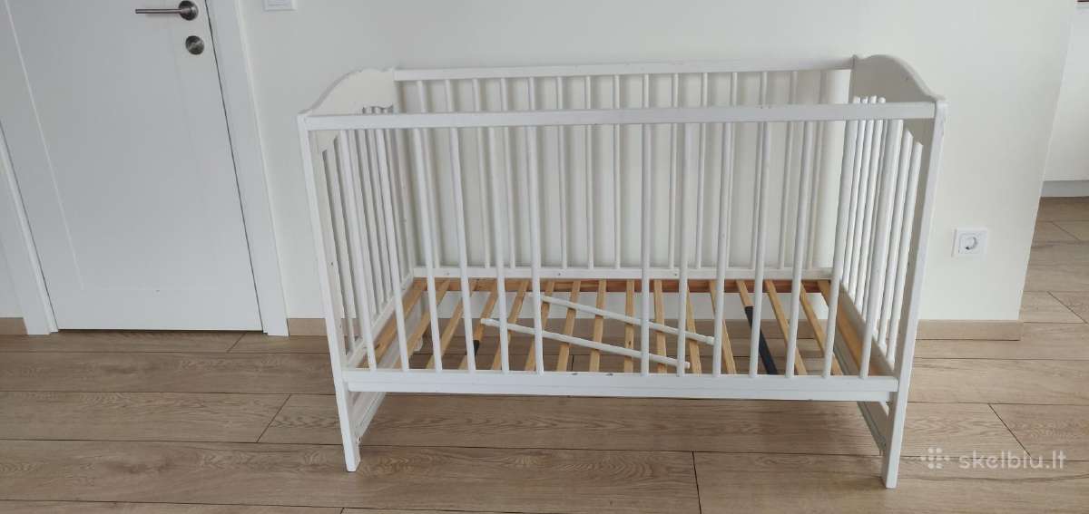 Vaikiška medinė lova lovytė - nuotraukos Nr. 2