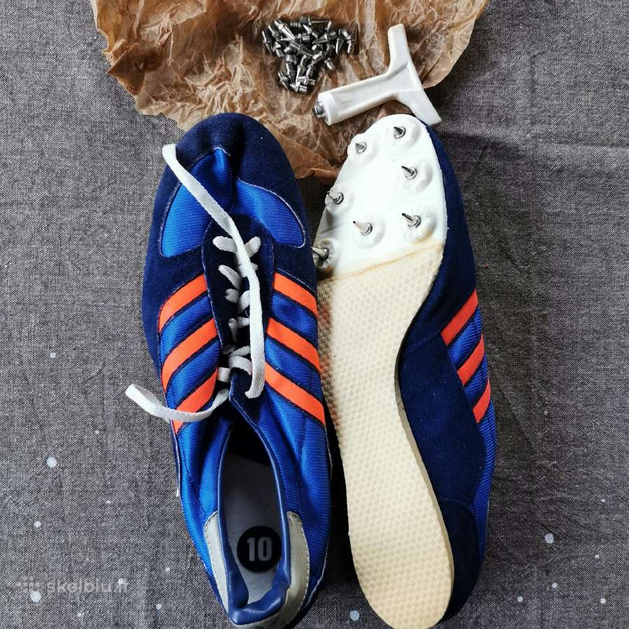 Vintažiniai begimo bateliai Adidas - nuotraukos Nr. 3